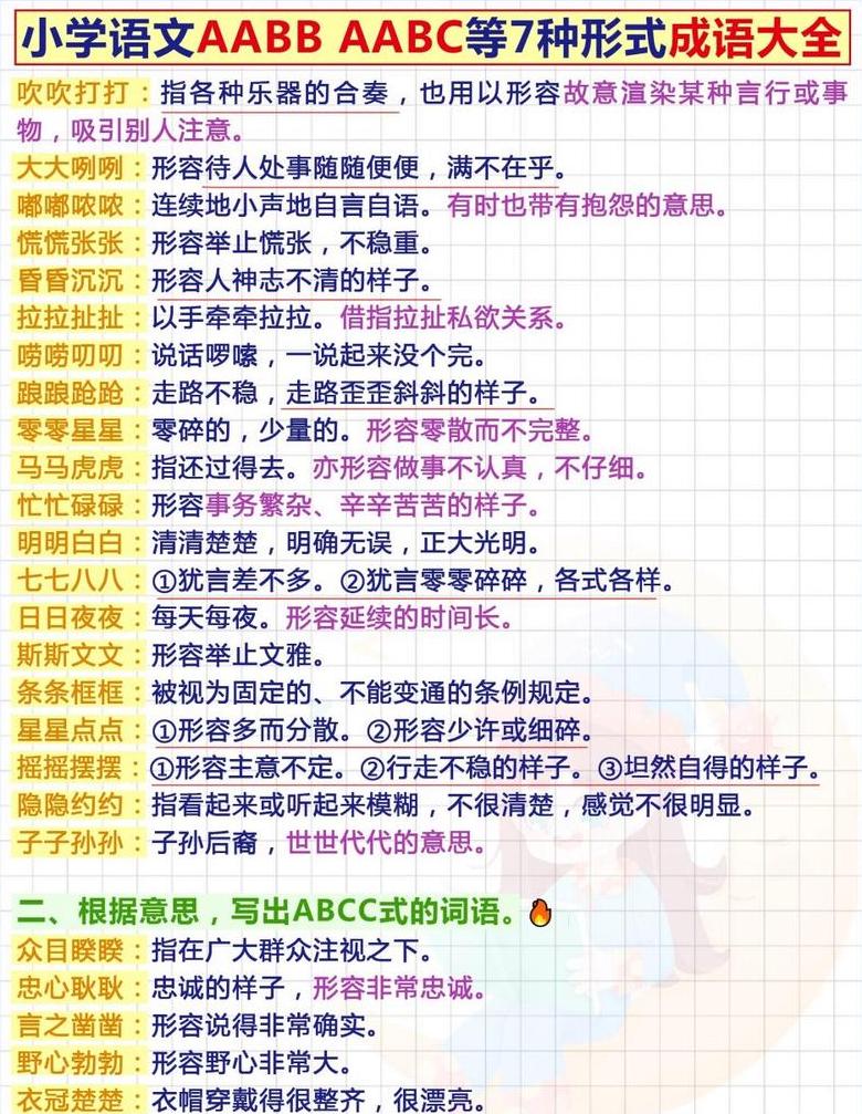 探索AABC式词语的奥妙与魅力
