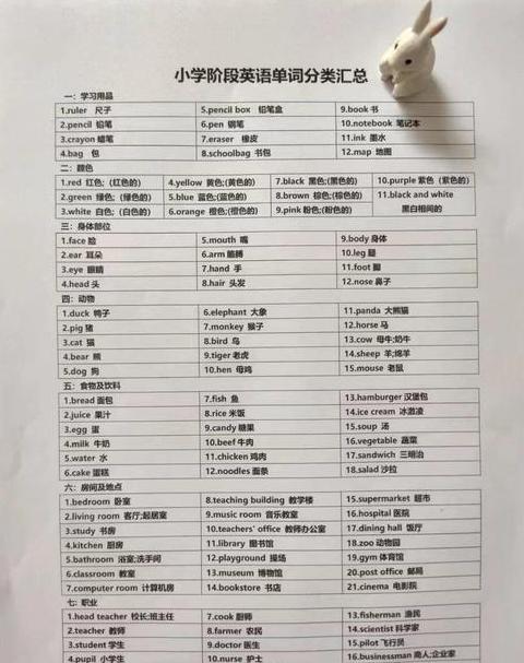 详解语文词汇与句子类型