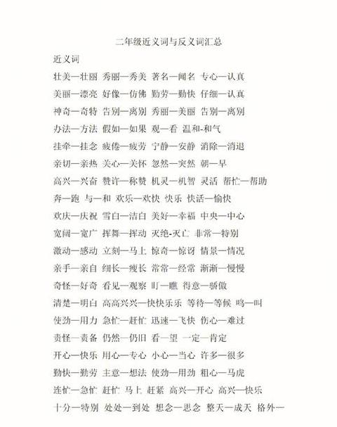 找近义词最简单的方法