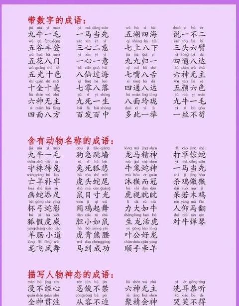 四字成语aabc结构