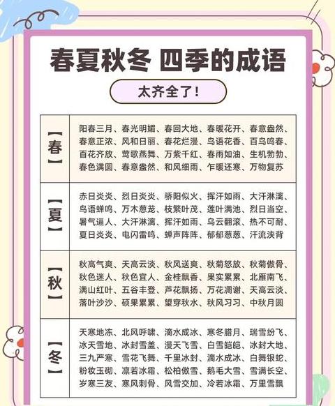 百四个字成语
