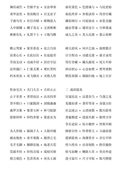 ABCC四字成语盘点：喜气洋洋至车轮滚滚