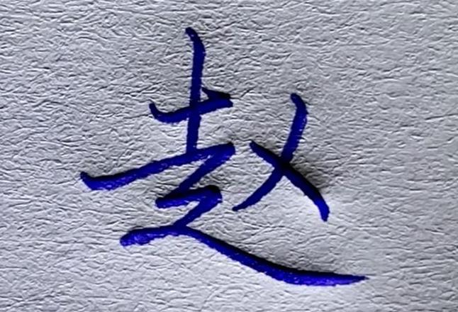 赵字笔画解析与书写顺序详解