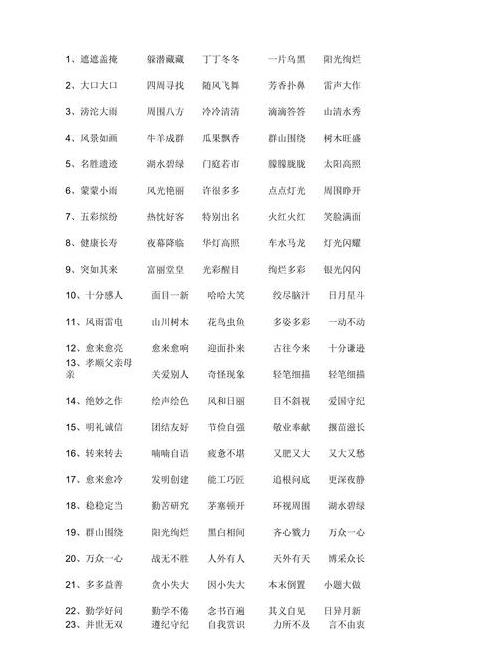 探索aabc四字词语：传承之美与永恒记忆