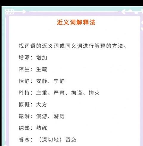 寻找的近义词组成
