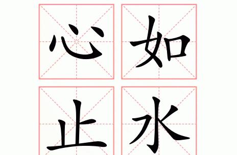 心如止水的反义词