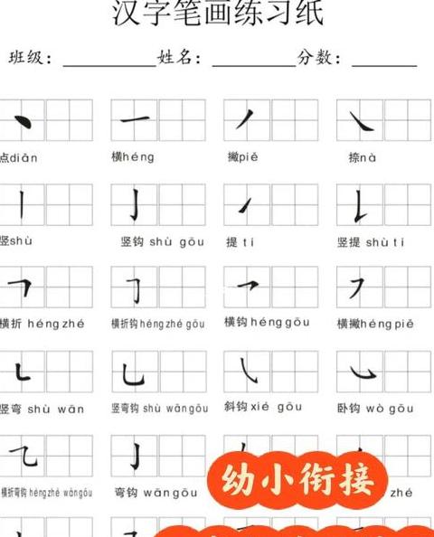 识字笔画顺序怎么写