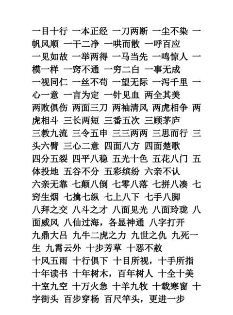 揭秘数字型ABAC成语：独特风格与丰富内涵