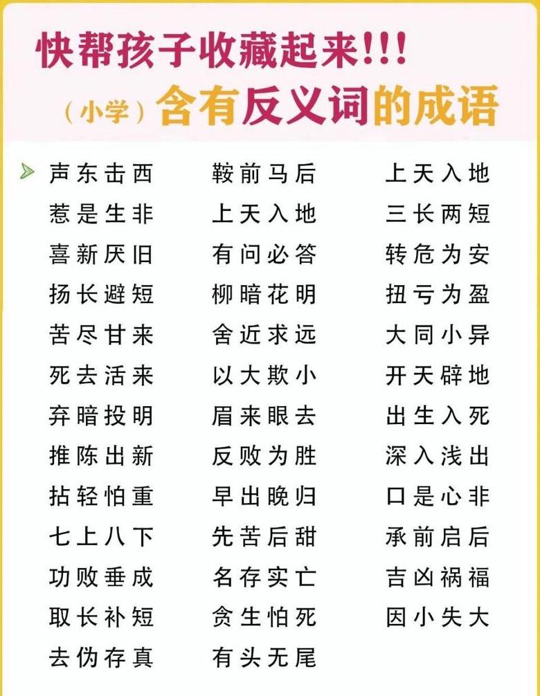 二字反义词盘点：揭秘成与败、喜与悲等词对奥秘