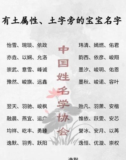 五行属土旺字解析：最繁荣的字义及取名建议
