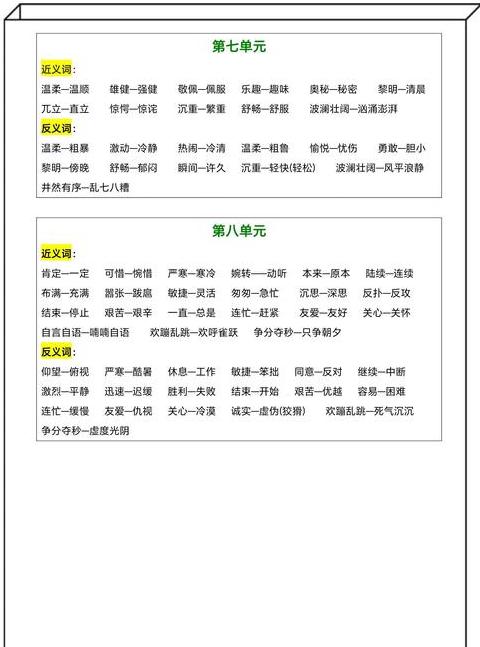 温暖近义词和反义词