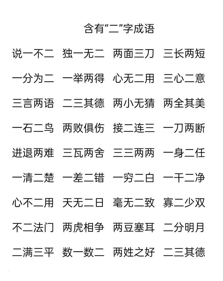 二字同义词汇大盘点