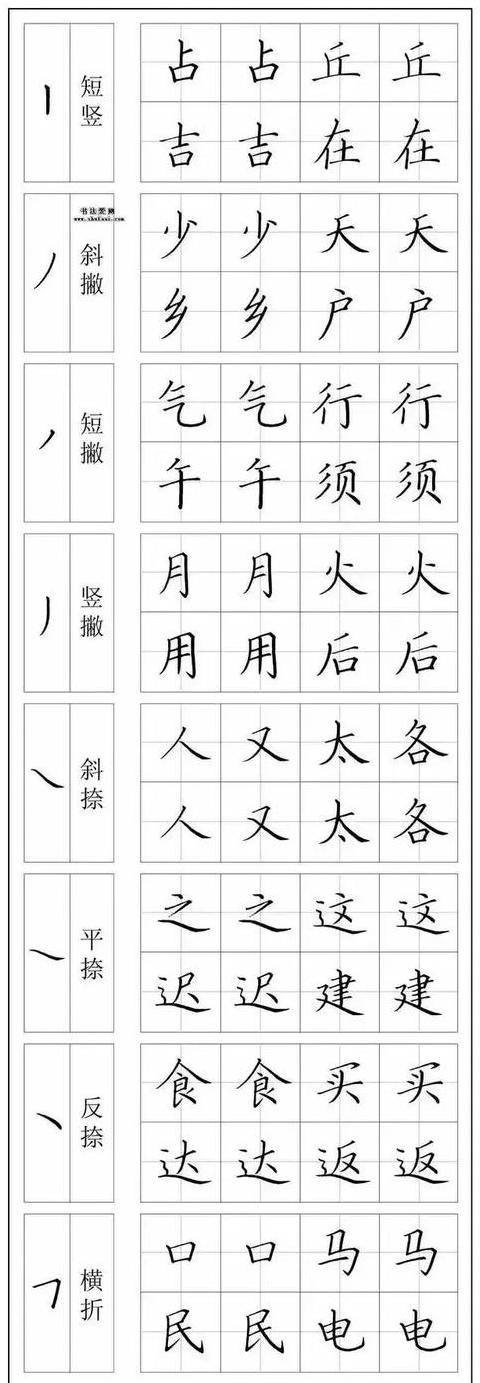回字的笔画顺序规则