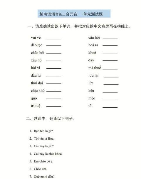 越南语和中文语法是不是一样的